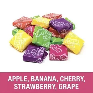 Now and Laters before they are freeze dried. 5 flavors available.