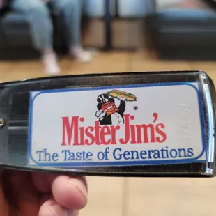 Pager to let you know when your order is ready.