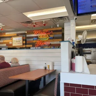 Inside signage
