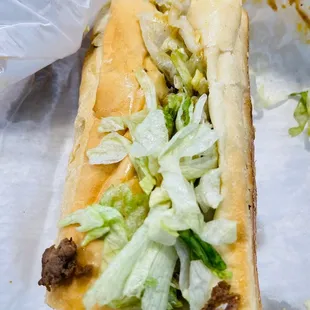 Philly Steak and Cheese Deluxe (half size)