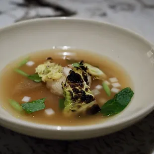 Daikon, horseradish, angelica root, and supreme broth soup