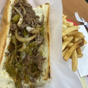 Philly Steak Sandwich Chicago Style!