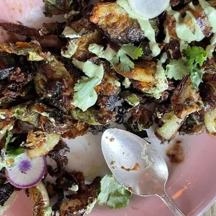 Brussels Sprouts Bhaji