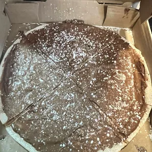 Nutella pizza