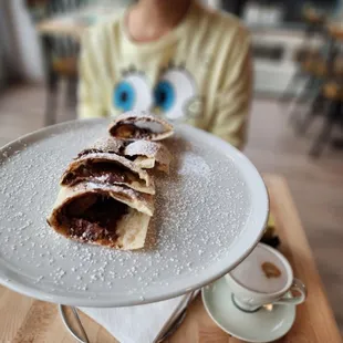 Nutella banana calzone