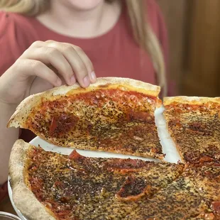 pizza, food