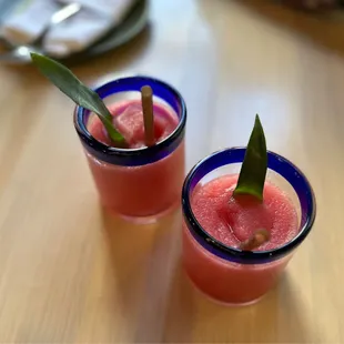 Rotating Frozen Cocktail (berry tequila)