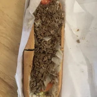 Cheesesteak Hoagie $8.50