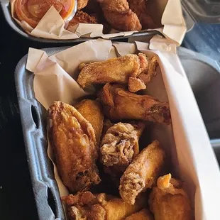 Chicken tenders and wings