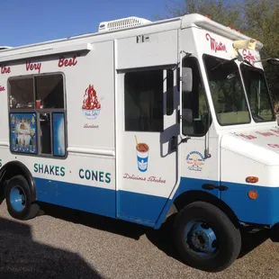 an ice cream truck