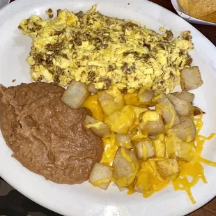 Chorizo n egg plate...