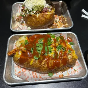 This right here is the bbq tater and Carne Asada