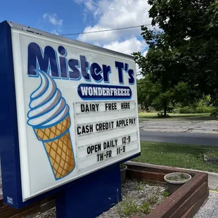 a sign for a restaurant
