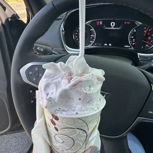 Small chocolate covered strawberry arctic