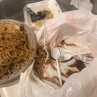 Chicken Lo Mein, Sesame Chicken