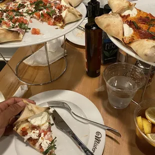 Star Beckham. Each slice is stuffed with ricotta cheese.