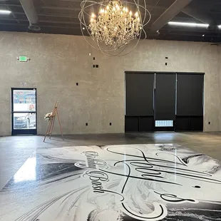 Dance floor area