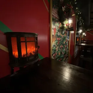 Tabletop fireplaces!