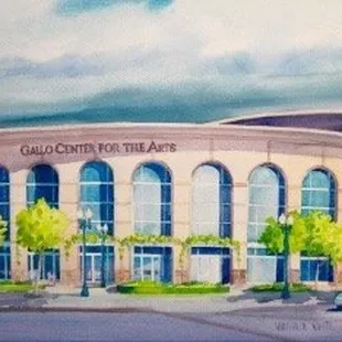 Gallo Center for the Arts  Watercolor  Virginia White