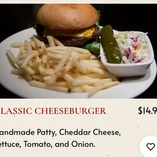 From the online menu.
