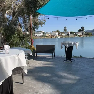 Waterfront Cocktail area