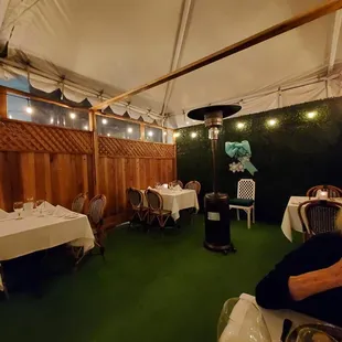 More empty seating area