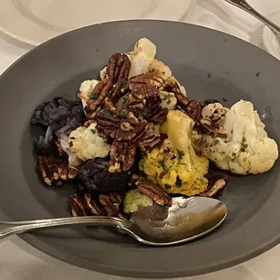 a bowl of food on a table