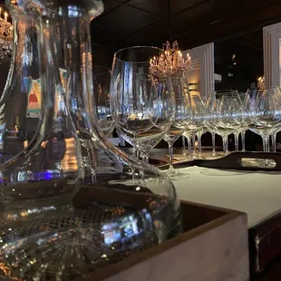 Their wine glasses always clean and sparkling, impressive every time I come in!