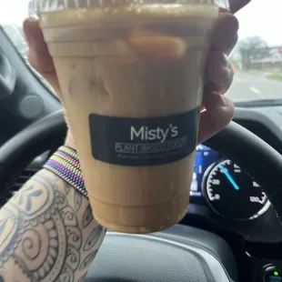 Mud water with a shot of espresso