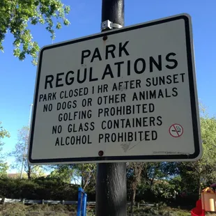 Park regulations
