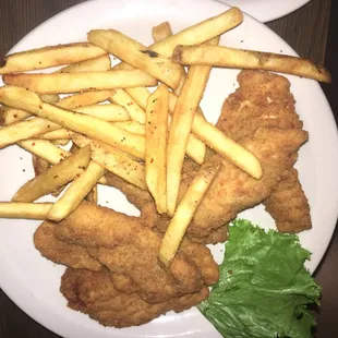 Adult Size Chicken Strips &amp; Fries