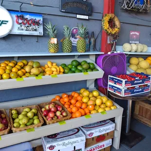 3 for $1. Apples oranges strawberries $2.50