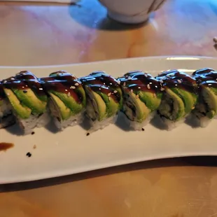 Unagi roll with hardly any unagi