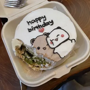 I forgot to take a before photo.