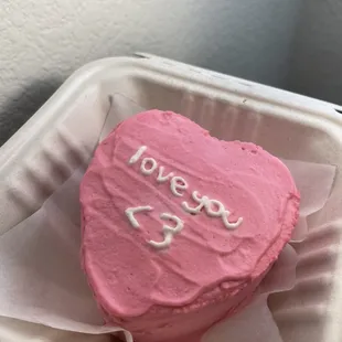 Valentine's Day Heart Bento Cake ($25)
