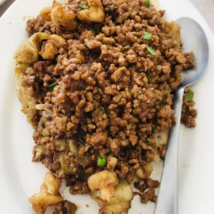 Pork eggplant