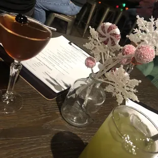 Brooklyn and a matcha cocktail