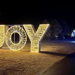 Annual Holiday Lights display; December 2022