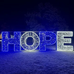 Annual Holiday Lights display; December 2022