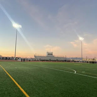 Football Field with bleachers