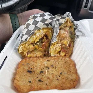 Bernadine's Shrimp &amp; Avocado Burrito