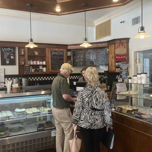Customers placing order