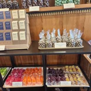 a variety of chocolates