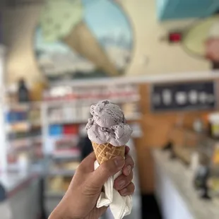 Ube ice cream
