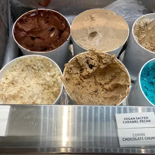 There are several vegan flavors.