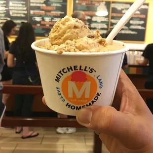 Taster's Trio: caramelized chocolate, caramel sea salt &amp; campfire s'mores  Awesome flavors!