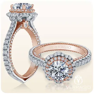 Verragio engagement and wedding rings