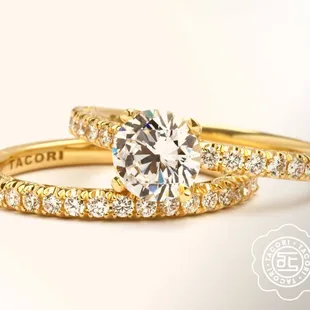 Tacori Engagement and wedding rings