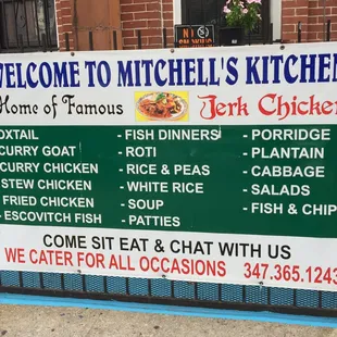 a sign for a restaurant