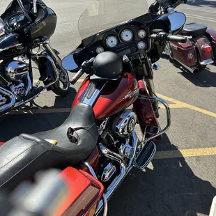 My '09 Street Glide named "Lupe" (or Guadalupe when she's in trouble) ... She's a big girl